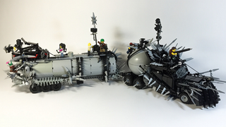 Illustration for article titled The Vehicles of Mad Max: Fury Road In Shiny LEGO Form